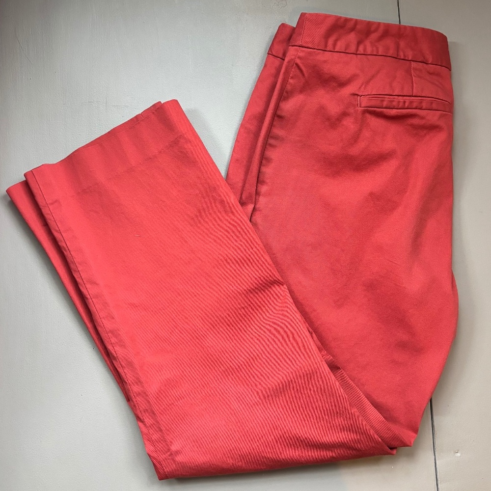 Banana Republic Cropped Chino 2 Mesa Red